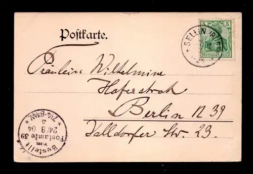 DR  Postkarte - SELLIN (RÜGEN) - Berlin - 23.8.04 - Mi.70 - Abb.: Schwarzer See