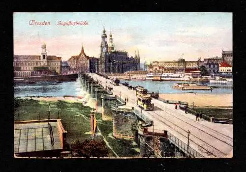 DR  Postkarte - DRESDEN-BLASEWITZ - Arzberg - 11.7.03 - Mi.85I - Abb.: Augustusbrücke