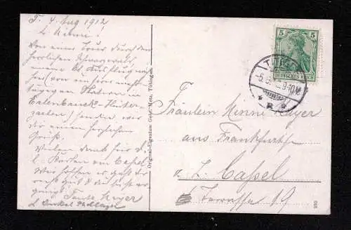 DR  Postkarte - TITISEE - Cassel - 5.8.12 - Mi.85 I - Abb. Titisee + Feldberg