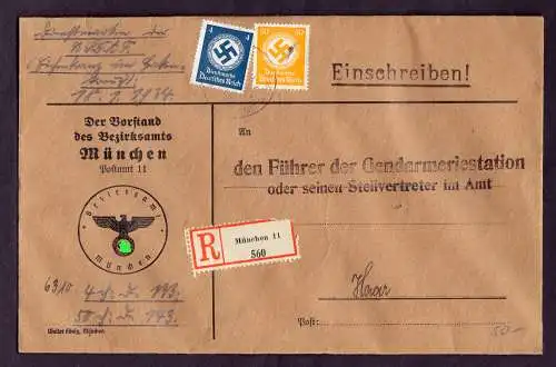 DR Brief Dienst  MÜNCHEN - Haar - 21.8.37 - Mi. D 133,143