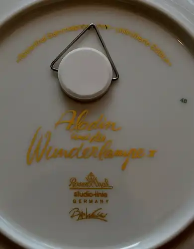 2 Teller Rosenthal, Björn Wiinblad,Aladin und die Wunderlampe I und II