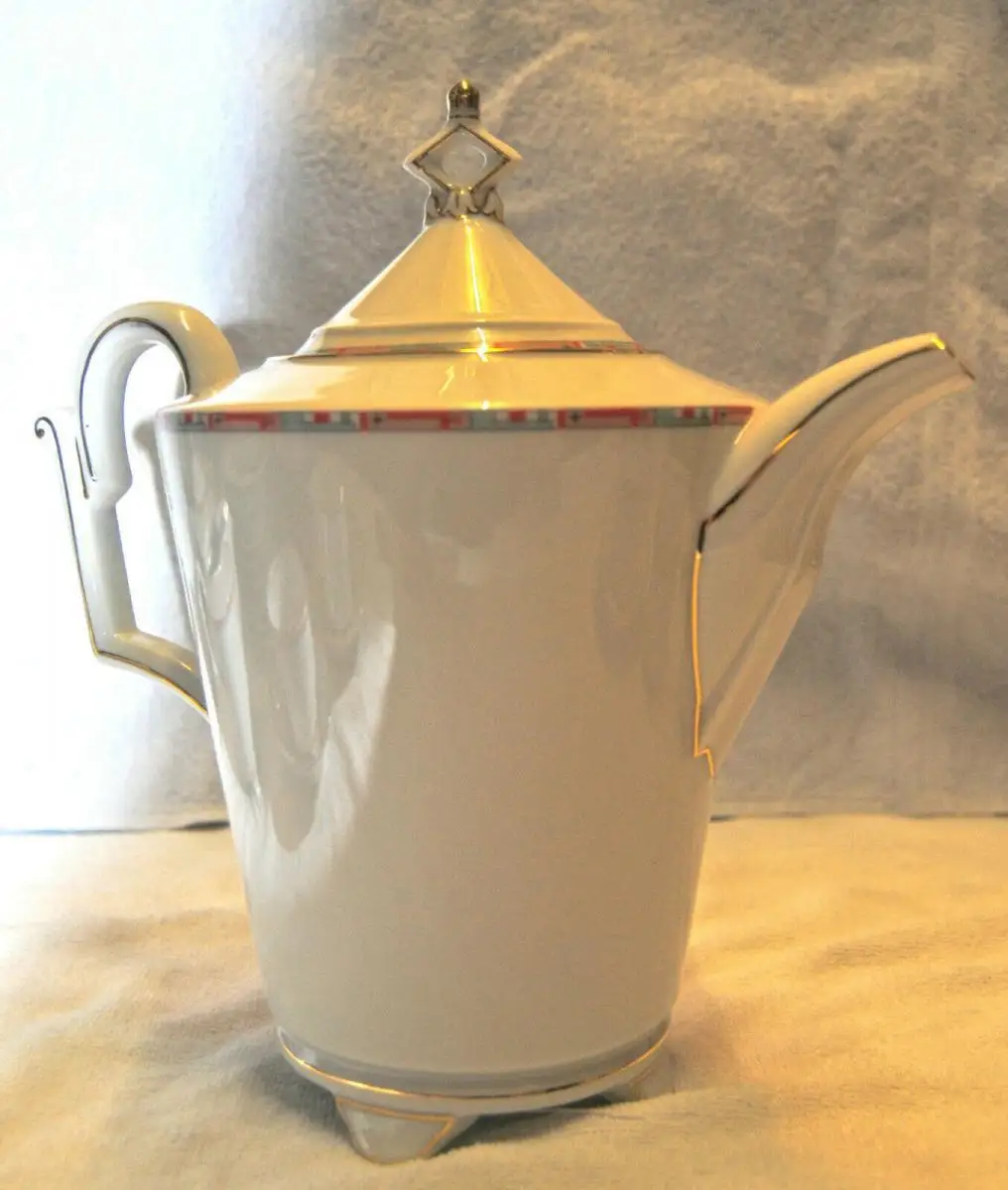 Porzellan,Art-Deko,Kaffeeservice 34 Teile,Thomas-Bavaria (Rosenthal) 1