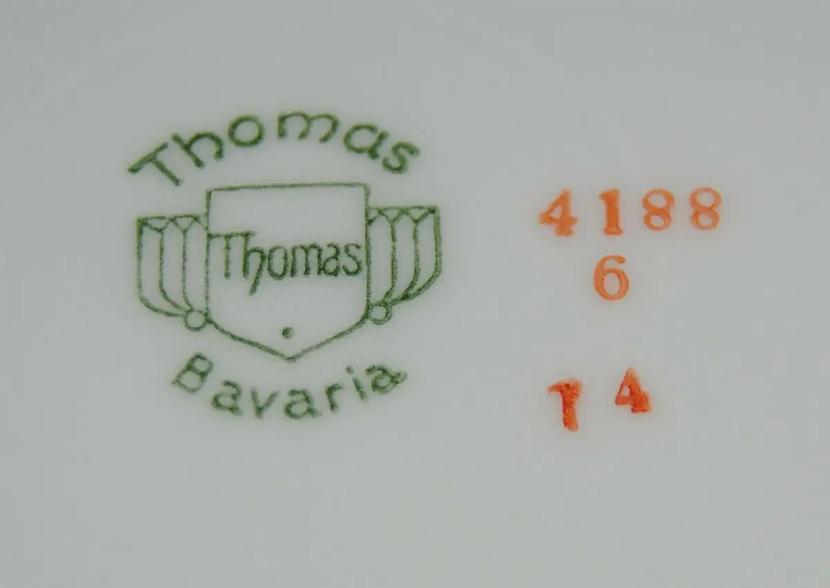 Porzellan,Art-Deko,Kaffeeservice 34 Teile,Thomas-Bavaria (Rosenthal) 10