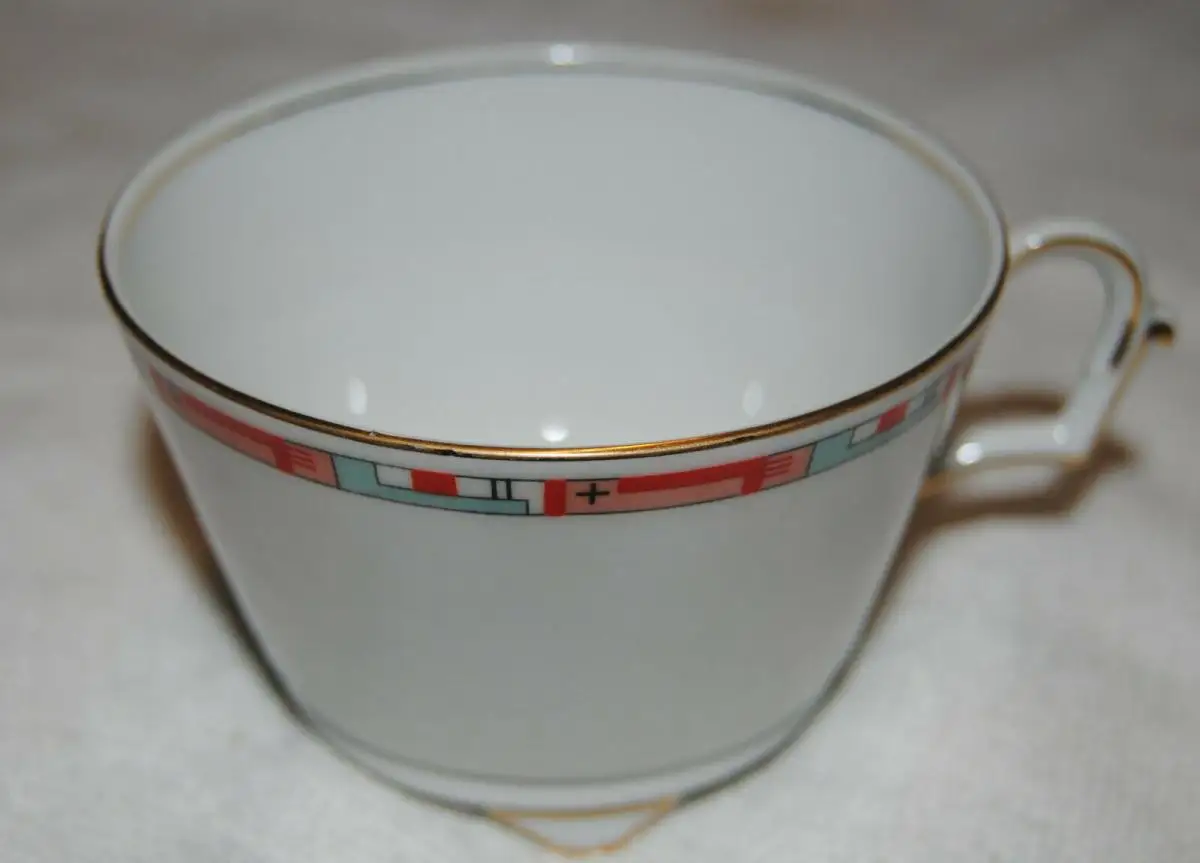 Porzellan,Art-Deko,Kaffeeservice 34 Teile,Thomas-Bavaria (Rosenthal) 7