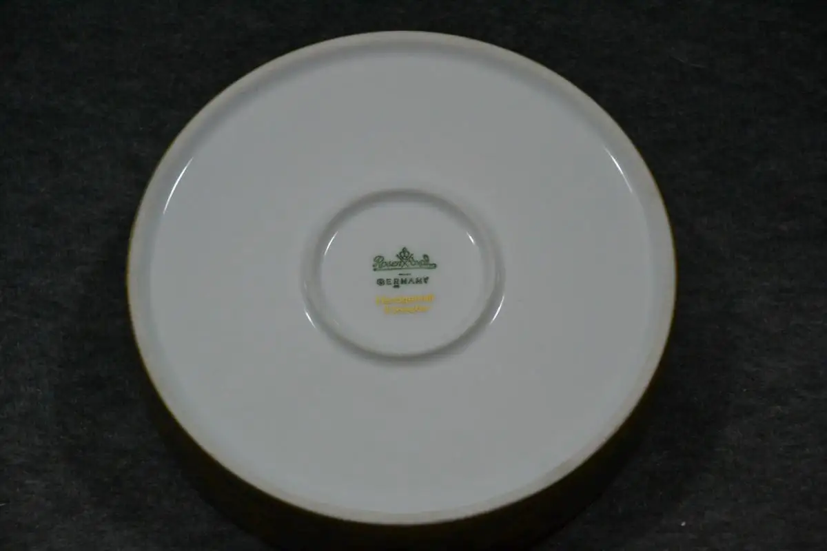 Porzellan,Rosenthal, Schale, Golddekor, metallfarbiger Grund 4