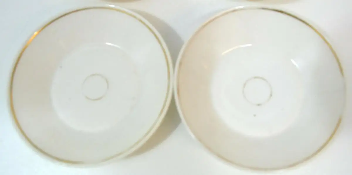 Porzellan,Kaffeeservice,16 Teile,Biedermeier,1820,weiß-gold,klassisch 7