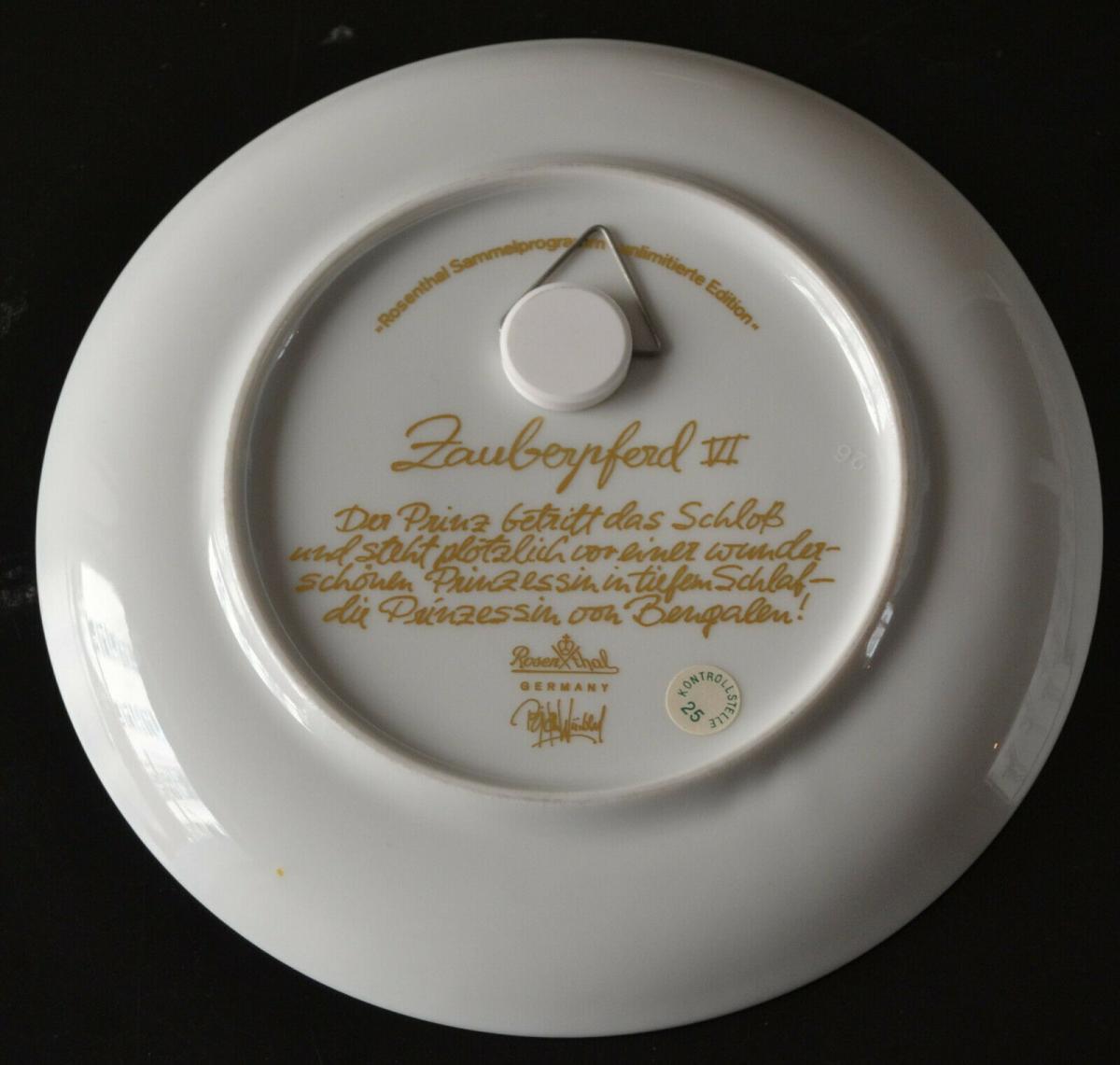 Rosenthal,Sammelteller,Das Zauberpferd,Motiv 6,Björn