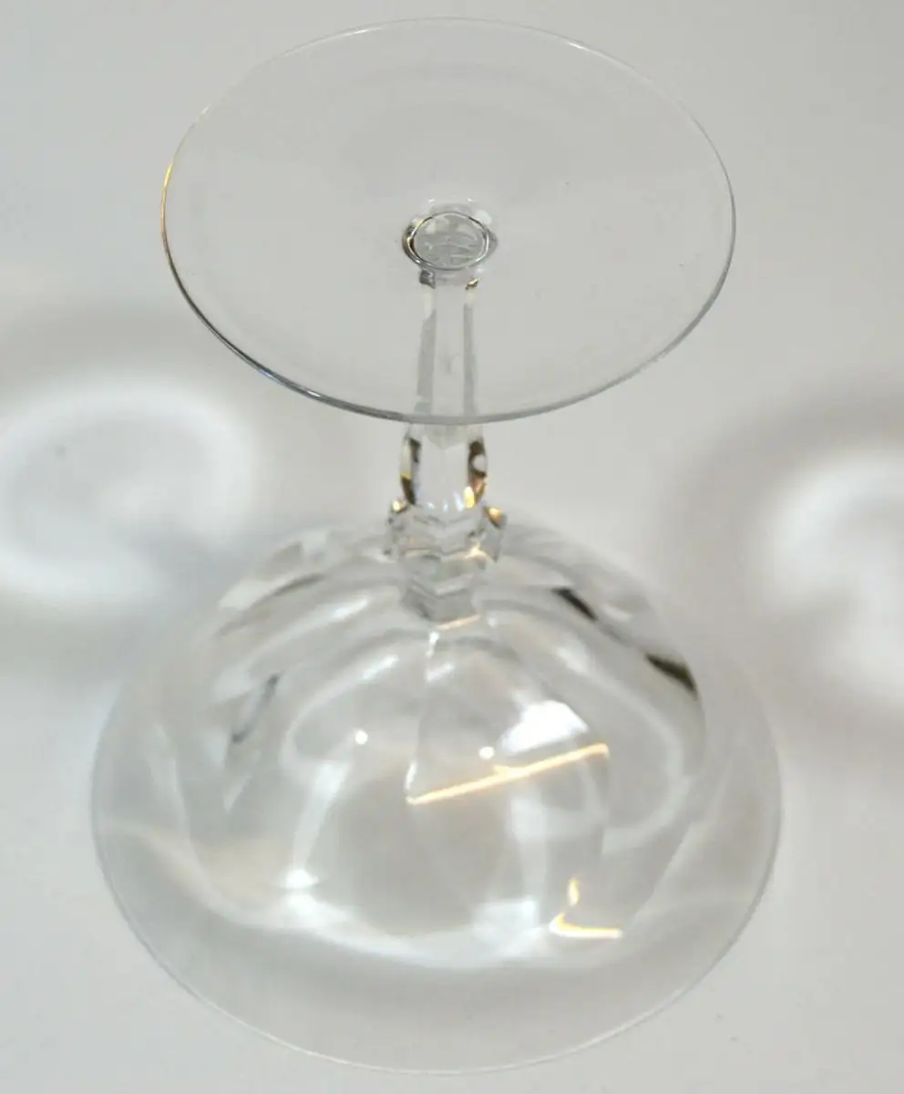 Sektschalen,9 St.klassisch geschliffen,ähnl.Moser ,wohl 1960 5