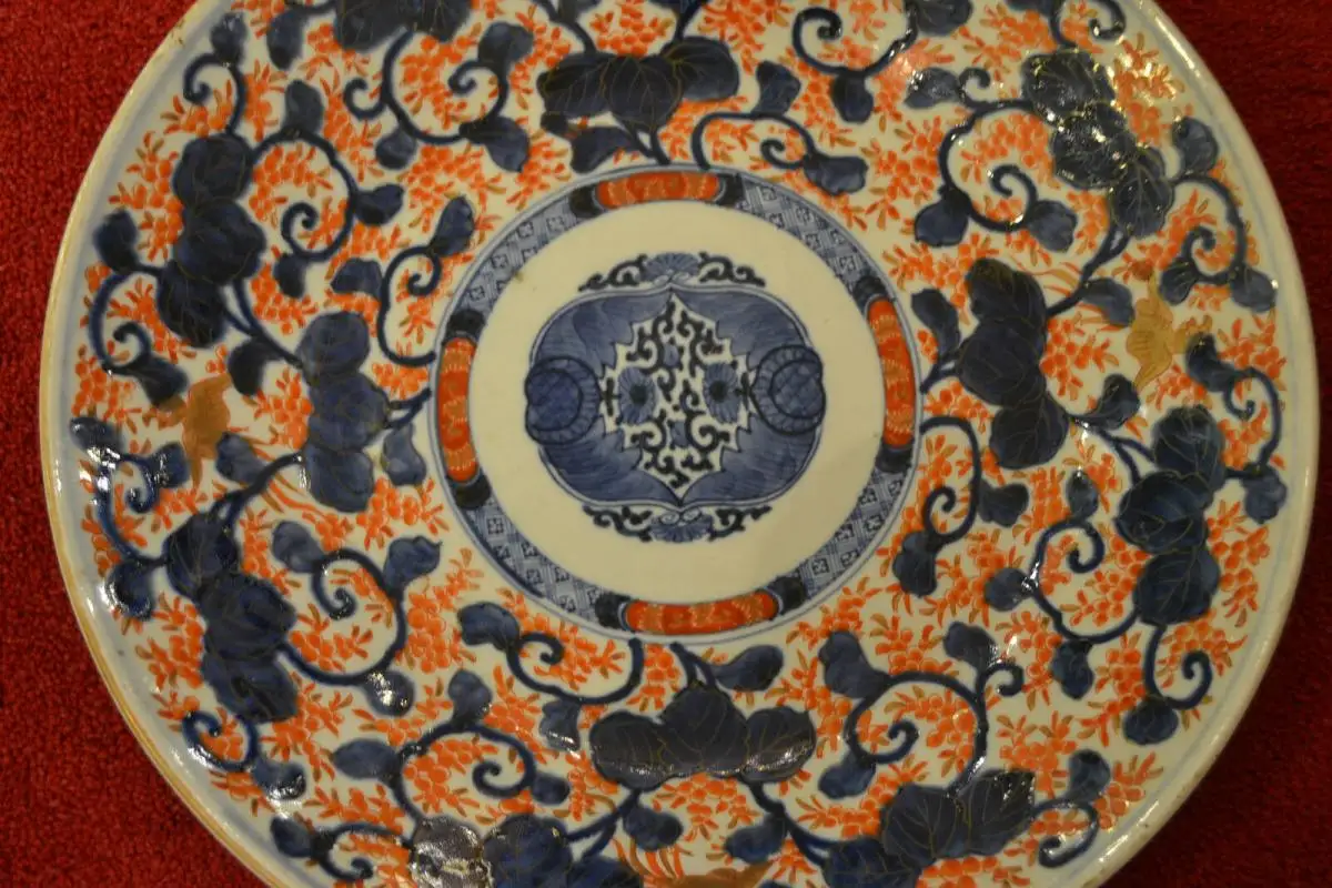 Porzellan, Japan, Schale,  handbemalt, etwa 1920 2