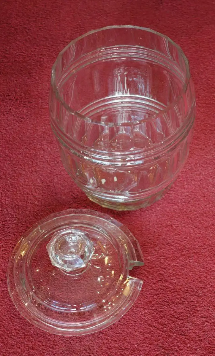 Bowlenset, Glas, geschliffen, Böhmen Mitte 19 Jh, Gefäß, Glastablett, 24 Gläser 9
