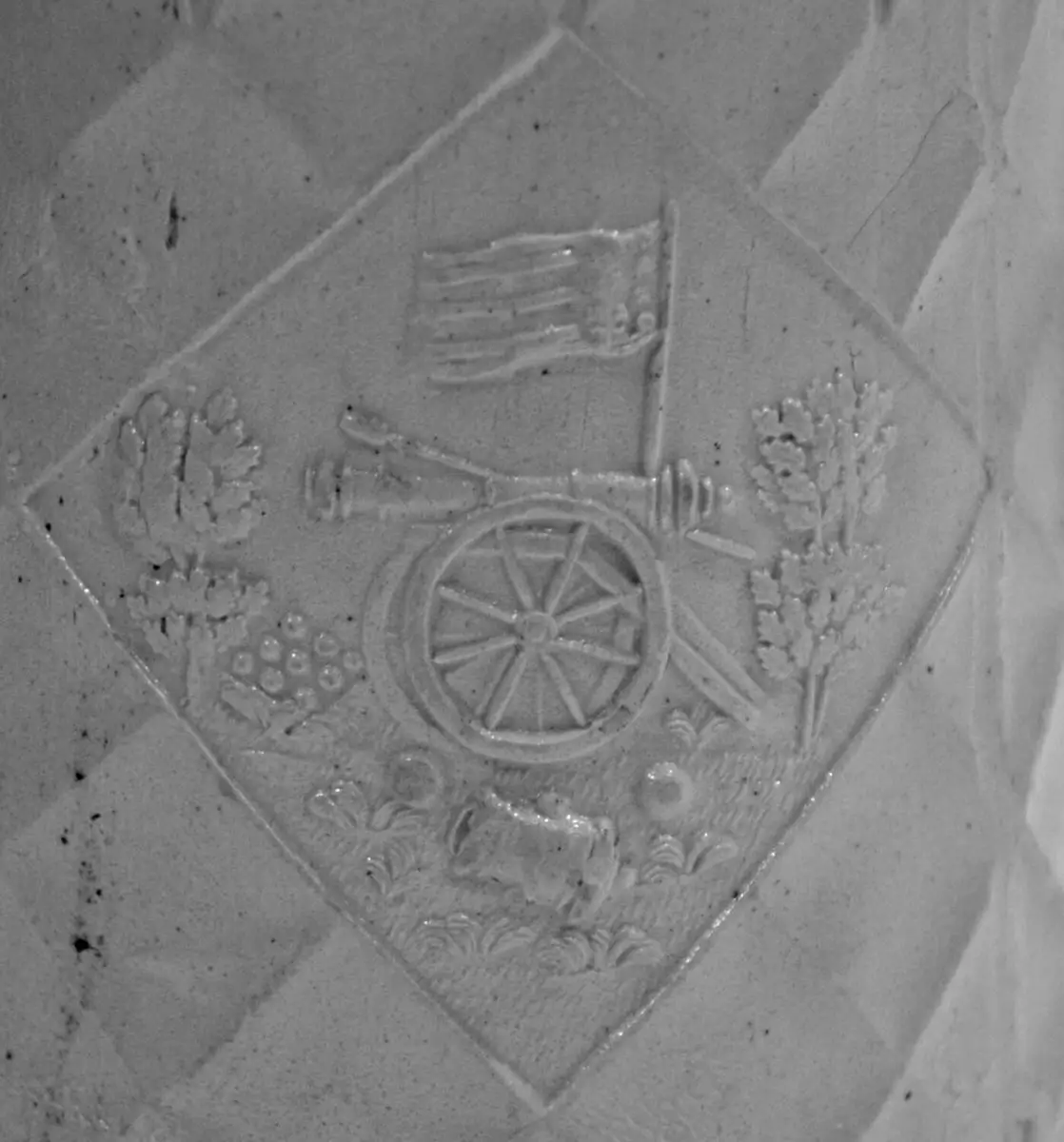 Bierkrug,gr.Steingut,Zinndeckel,USA,1860,Gambrinus u. Amerikanischer Bürgerkrieg 5