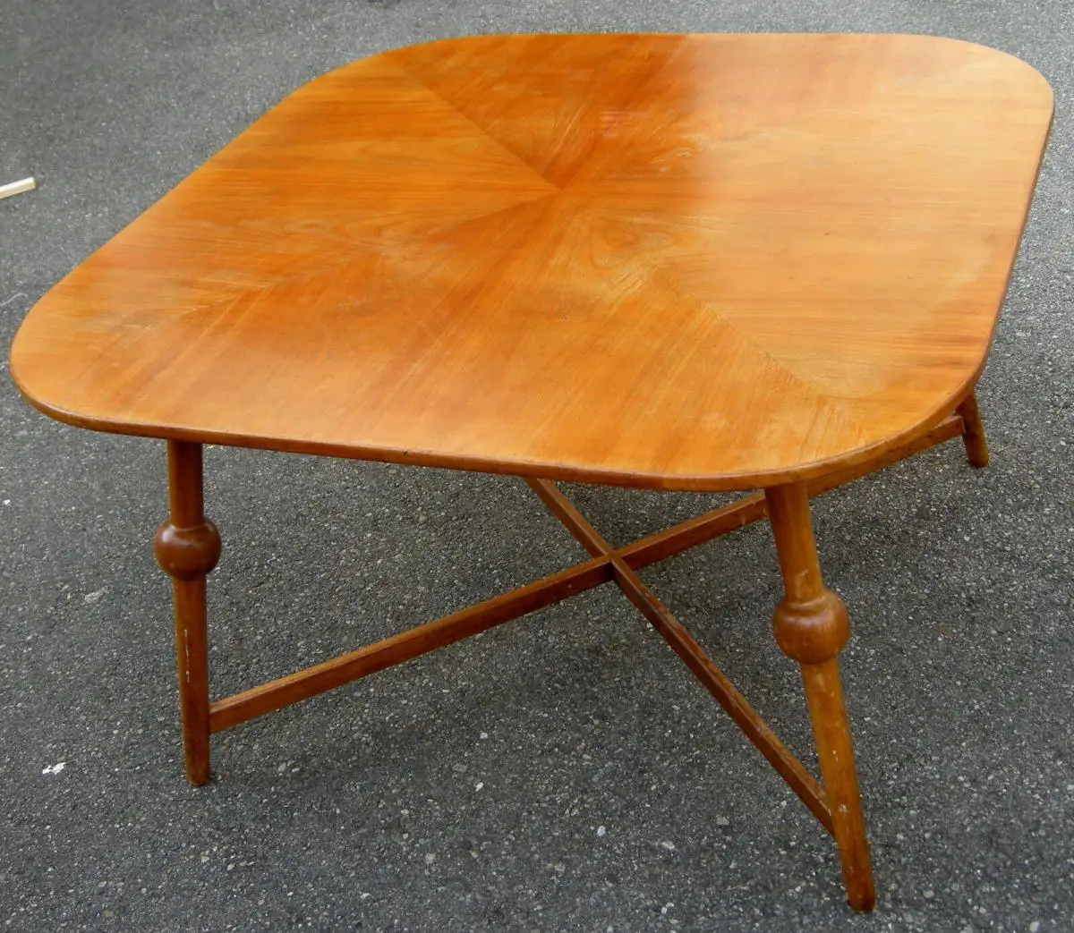 Tisch,Designer-Tisch,groß,wohl,Kirschbaum,1950, 0