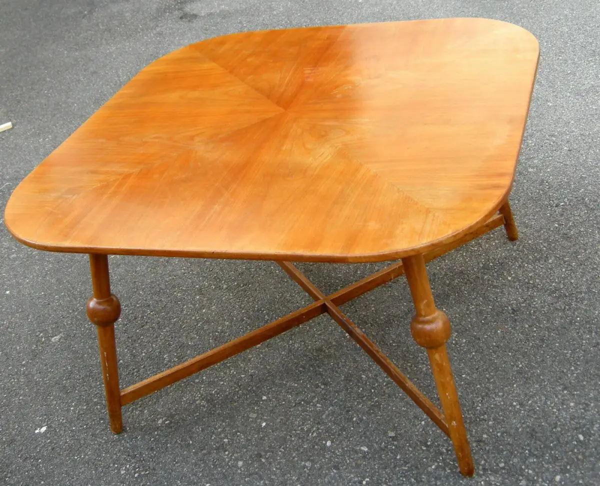 Tisch,Designer-Tisch,groß,wohl,Kirschbaum,1950, 1