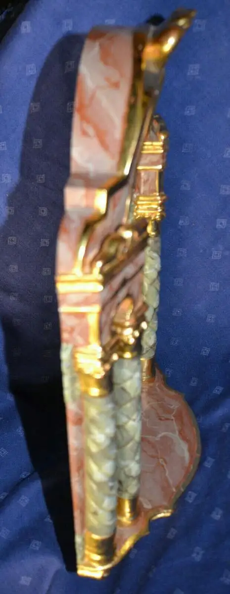 Wandkonsole,Rahmen,für Madonna geschnitzt, gold gefasst,Süddeutsch,Weichholz 5