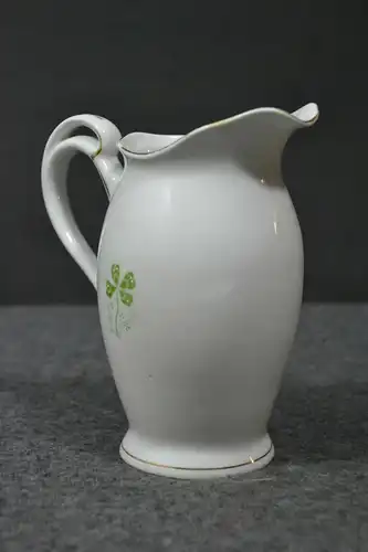 Porzellan,Friedrich Kästner,Service 7 Pers, Klee-Dekor,Jugendstil