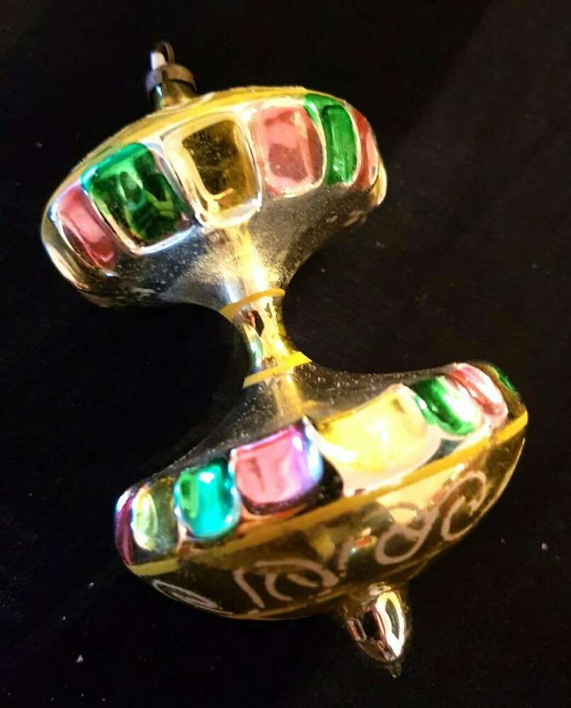 Baumschmuck DDR Kleiner Weihnachtsengel mit Folienkleid rot 