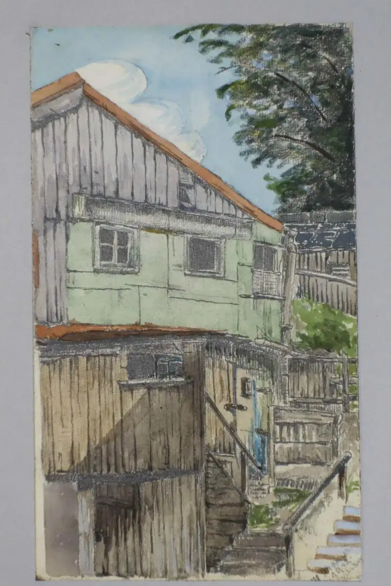 Aquarell (watercolour) on paper, signed by Hermann Maurer (München), 1912 0