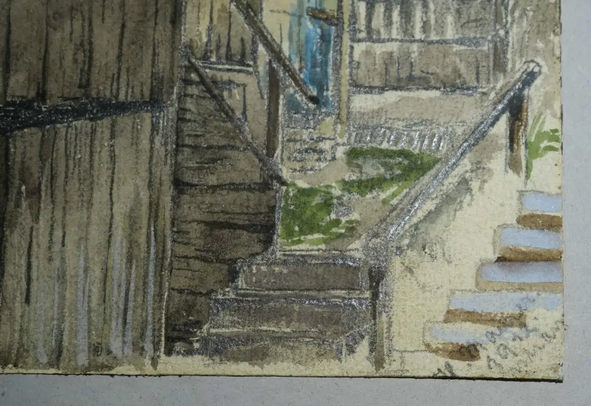 Aquarell (watercolour) on paper, signed by Hermann Maurer (München), 1912 2
