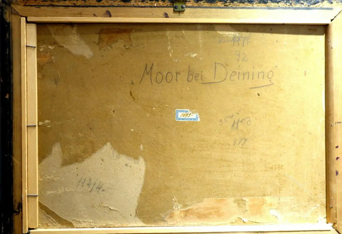 Ölbild,Das Moor bei Deinig,gerahmt,signiert,Hans Heinen, München 3