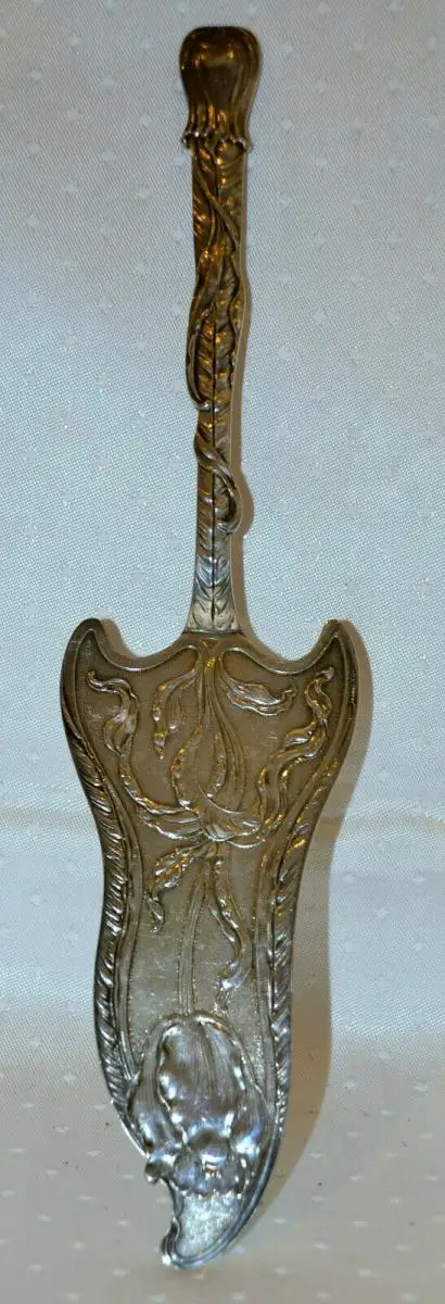 WMF,Tortenheber, Jugendstil,versilbert,I/100,sehr dekorativ 1