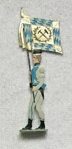 Konvolut von 8 Zinnfiguren darunter Alois Hingerl, der „Münchner im Himmel“