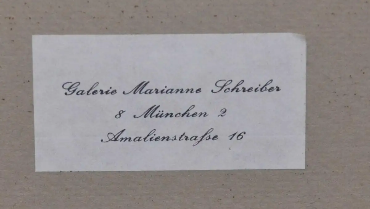 Hinterglasbild,Blumen in einem Korb,naive Malerei,sign.: UTA,gerahmt 6