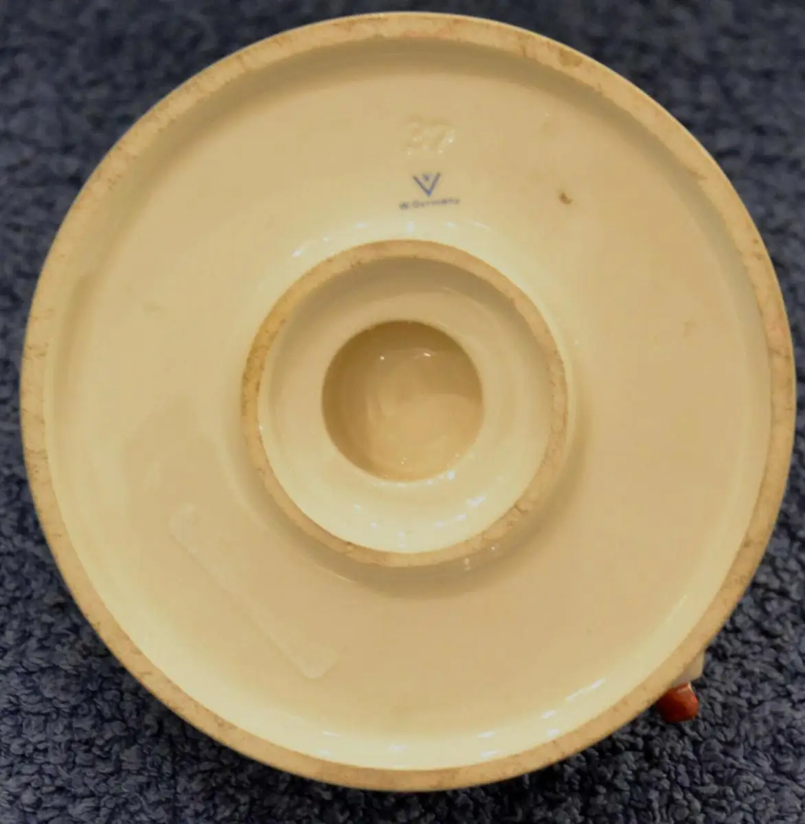 Hummelfigur, 3 Engel beim Musizieren,mit Kerzenhalter, signiert  M.J. Hummel 3