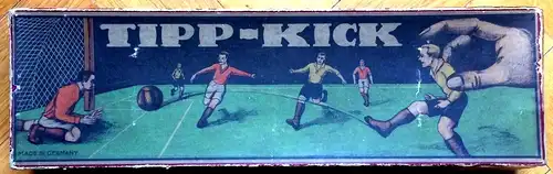 Tipp-Kick Spiel wohl 1950er Jahre im Originalkarton