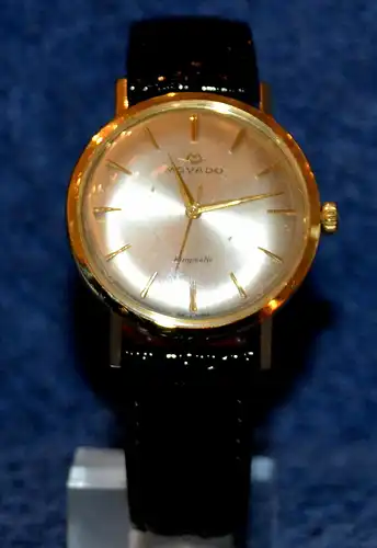 Movado, Kingmatic,Automatic HAU, 18 Kt.GG, Lederband