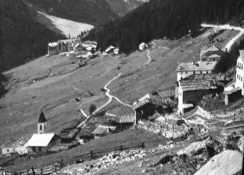 Fotografie, Gebirgslandschaft,wohl um 1930, gerahmt