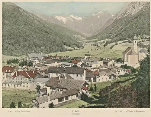 Gossensass, Tirol - Farblichtdruck 1904