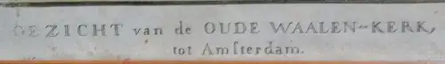 Guckkastenbild,koloriert,18.Jhdt,Amsterdam,gerahmt,n.Hermanus Petrus Schouten,