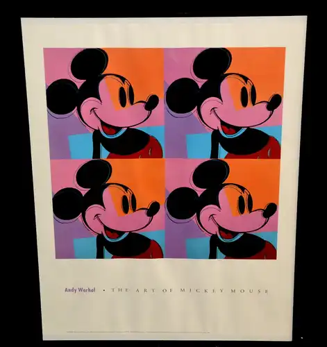 The Art of Mickey Mouse by Andy Warhol,Kunstdruck