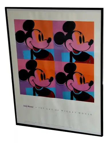 The Art of Mickey Mouse by Andy Warhol,Kunstdruck