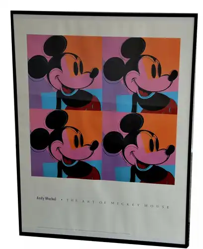 The Art of Mickey Mouse by Andy Warhol,Kunstdruck