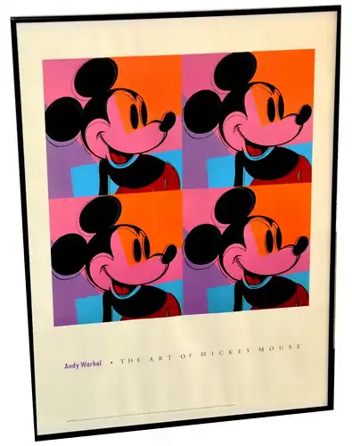 The Art of Mickey Mouse by Andy Warhol,Kunstdruck