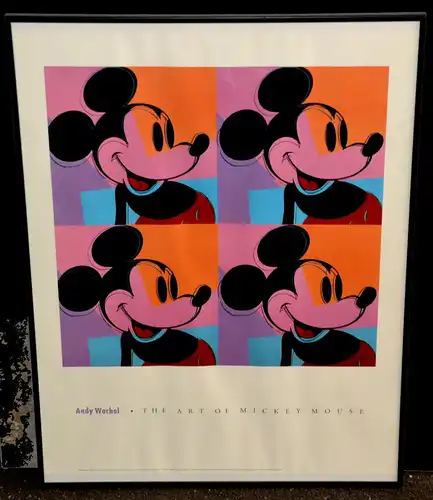 The Art of Mickey Mouse by Andy Warhol,Kunstdruck