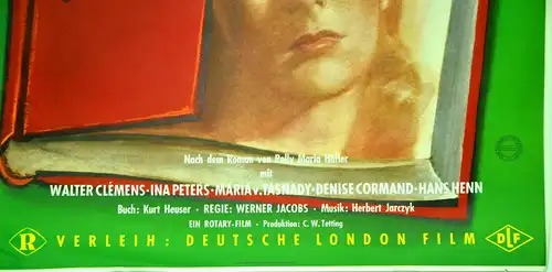 Filmplakat,Andre u.Ursula,Rotary Film,Ivan Desny u.Elisabeth Müller,1955
