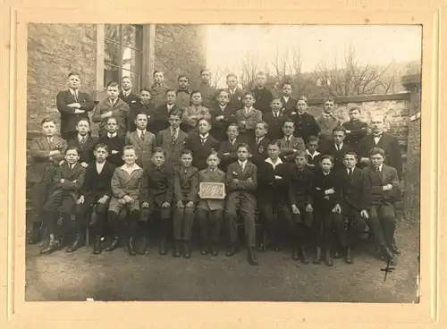 Klassenphoto aus dem Jahr 1919