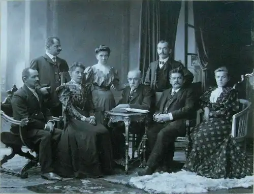 Sehr altes Photo von A. Ullrich der Familie Wünsch aus Gablonz, ca. 1900