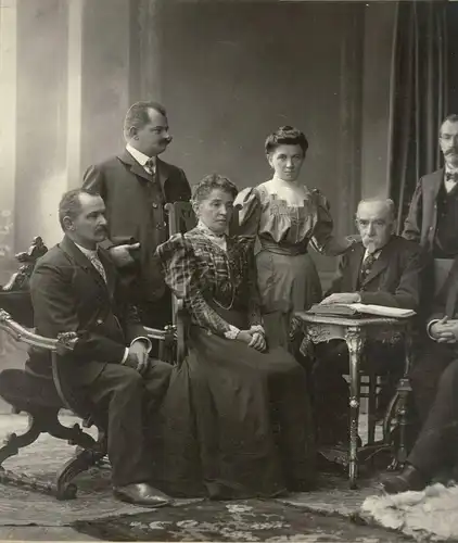 Sehr altes Photo von A. Ullrich der Familie Wünsch aus Gablonz, ca. 1900