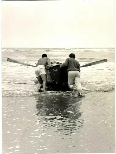 Original-Photographie von Gert Mähler „Bei Zandvoort (Niederl.)“