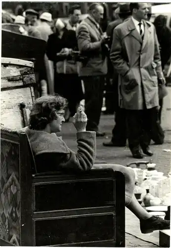 Original-Photographie von Gert Mähler „Amsterdam Waterlooplein“