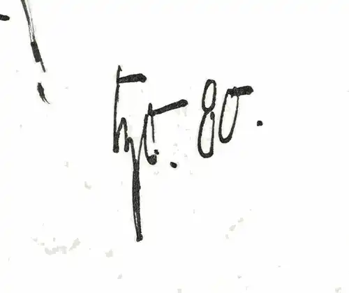 „AM ISARTOR“- Original-Tusche-Zeichnung von Karl Sally Bauer-Oltsch