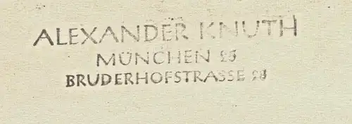 RENE COTY - Original-Tusche-Zeichnung von Alexander Knuth