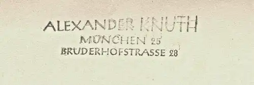 ALOIS HUNDHAMMER - Original-Tusche-Zeichnung von Alexander Knuth