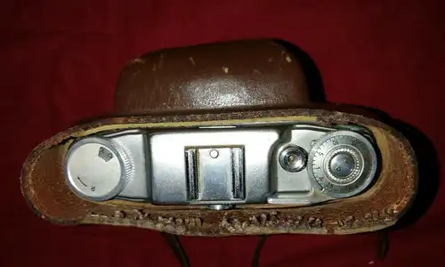 Agfa Silette Pronto, Ledertasche (teils), Analogkamera, Made in Germany