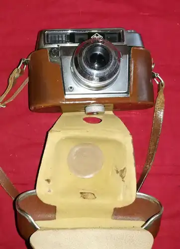 Agfa Color Solinar, Super Silent, Mit Ledertasche und -band, Analogkamera,