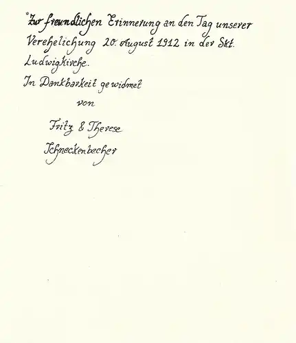 Antike Fotografie, Hans Möller, Ehepaar Schmeckenbecher, koloriert, 20.08.1912