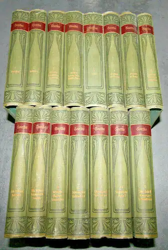 Goethes Werke,15 Bände, Meyers Klassiker-Ausgaben,Hrsg.:Karl Heinemann u.a.,1900
